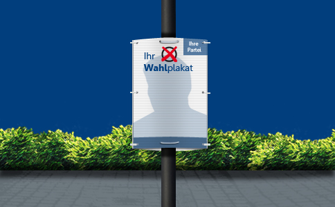 Plakatmedien Wahlplakate Hohlkammerplakate