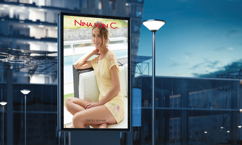 POS-Medien Backlight-Poster Anwendungsbeispiel