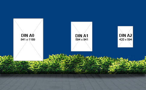 POS-Medien Plakate Poster in DIN Formaten